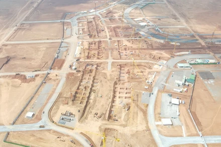 Toàn cảnh gói thầu thi công nhà ga hành khách sân bay Long Thành.