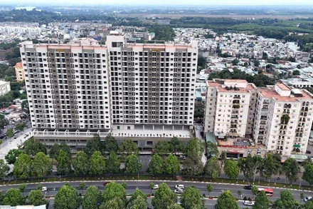 Dự án nhà ở xã hội A6-A7 phường Quang Vinh, thành phố Biên Hòa được bàn giao kỹ thuật các căn hộ.