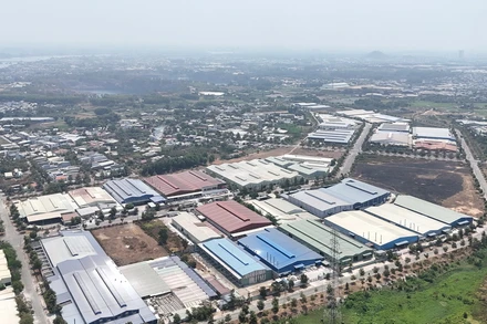 Toàn cảnh Cụm công nghiệp gốm sứ Tân Hạnh, tỉnh Đồng Nai.