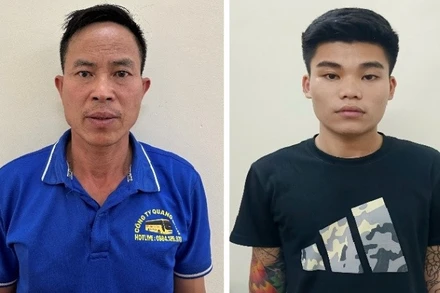 Hai nghi can Đào Văn Phụ và Nguyễn Hữu Khương.