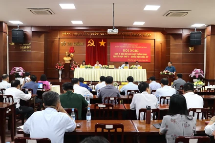 Quang cảnh hội nghị.