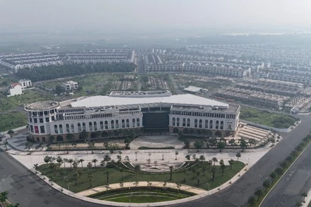 Một khu đô thị phía tây cao tốc Biên Hòa-Vũng Tàu.