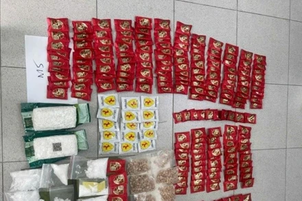 Số ma túy được lực lượng công an thu giữ.