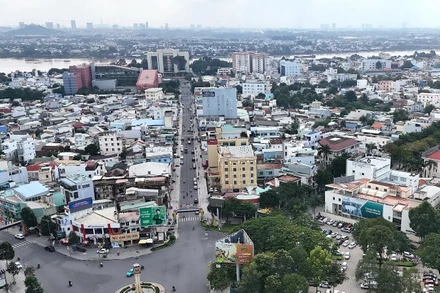 Một góc thành phố Biên Hòa, tỉnh Đồng Nai.