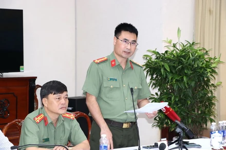 Đại tá Nguyễn Mạnh Toàn, Phó Giám đốc Công an tỉnh Đồng Nai nói về vụ việc nguyên Chủ tịch Ủy ban nhân dân huyện Nhơn Trạch Nguyễn Thị Giang Hương bị lừa đảo hơn 171 tỷ đồng. 