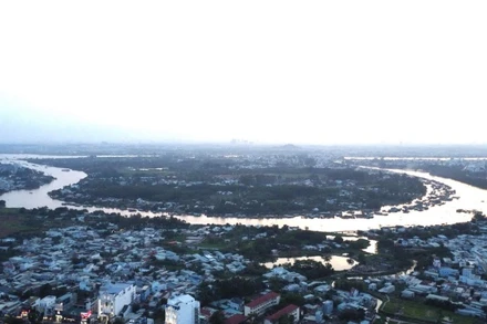 Khu đô thị Hiệp Hòa được đánh giá nằm ở vị trí đắc địa nhất tỉnh Đồng Nai, khi 4 mặt tiếp giáp sông Đồng Nai (cù lao Phố).