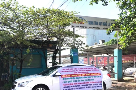 Trung tâm dạy nghề lái xe Sài Gòn, nơi xảy ra sai phạm. 