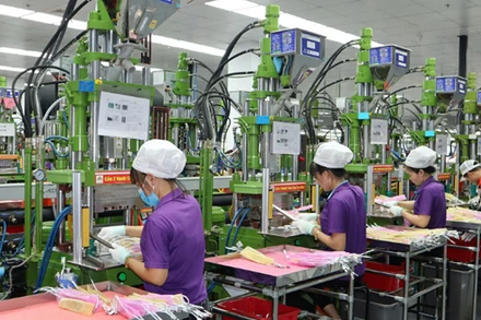 Các doanh nghiệp FDI ở Nghệ An thu hút ngày một nhiều lao động chất lượng cao.