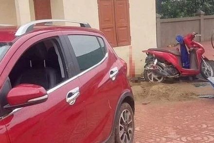 Hiện trường vụ tai nạn.