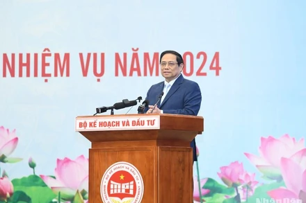 Thủ tướng Phạm Minh Chính phát biểu ý kiến chỉ đạo Hội nghị.