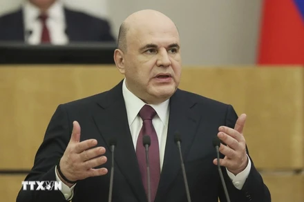 Thủ tướng Nga Mikhail Mishustin. (Ảnh: AFP/TTXVN)