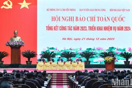 Hội nghị Báo chí toàn quốc tổng kết công tác năm 2023, triển khai nhiệm vụ năm 2024.
