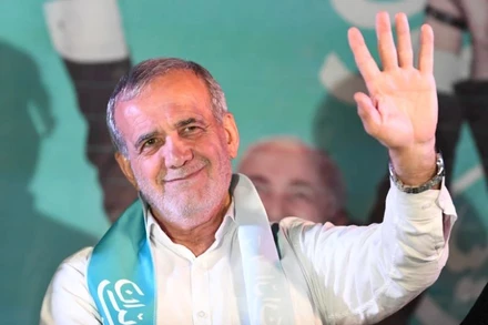 Tổng thống đắc cử Iran Masoud Pezeshkian.(Ảnh: THX/TTXVN)