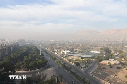 Quang cảnh thủ đô Damascus, Syria, ngày 8/12/2024. (Ảnh: THX/TTXVN)