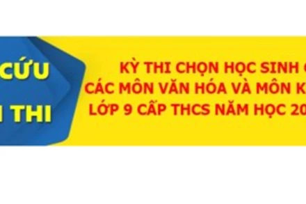 Hà Nội: Công bố điểm thi chọn học sinh giỏi lớp 9