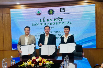 Cục Bảo vệ thực vật, Viện Thổ nhưỡng nông hóa và Công ty TNHH Yara Việt Nam ký kết bản ghi nhớ hợp tác phát triển sản xuất nông nghiệp bền vững.