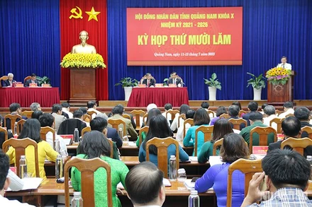 Quang cảnh kỳ họp.