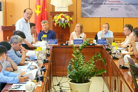 Quang cảnh hội thảo chiến lược quản lý bền vững bờ biển Hội An.