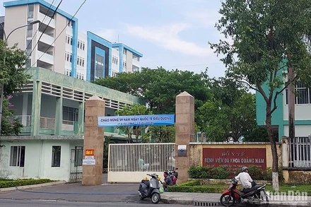 Bệnh viện đa khoa Quảng Nam, nơi bệnh nhân N.T.M.L. điều trị.