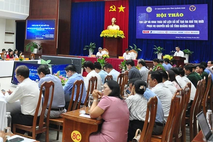 Quang cảnh buổi hội thảo.