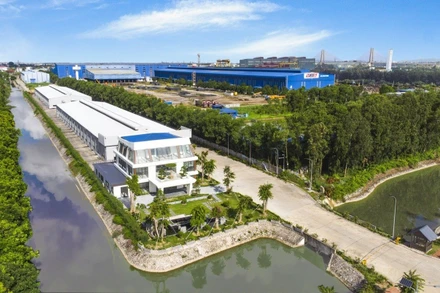 Khu công nghiệp sinh thái Nam Cầu Kiền (Hải Phòng) hấp dẫn các nhà đầu tư FDI nhờ định hướng giảm phát thải carbon.