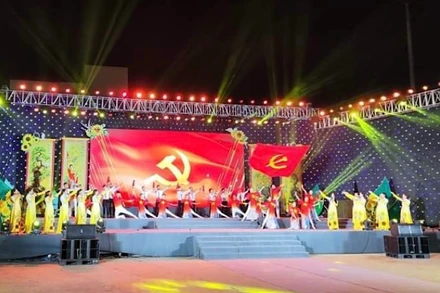 Một tiết mục tại Chương trình nghệ thuật ''Bắc Ninh chào năm mới 2024''.