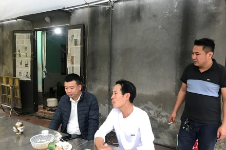 Căn nhà ba bố con anh T.VC. sinh sống ở thôn Giai Phạm, xã Giai Phạm, huyện Yên Mỹ, tỉnh Hưng Yên.