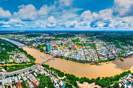 Bến Tre phấn đấu trở thành tỉnh khá của cả nước trong tương lai. (Ảnh: Trung Hiếu)