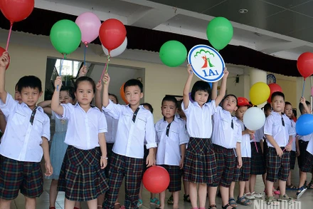 Học sinh tiểu học (Ảnh: DUY LINH)