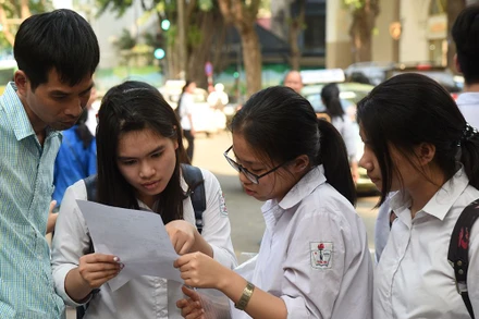 Thí sinh thi lớp 10. 9Ảnh: THUỶ NGUYÊN0