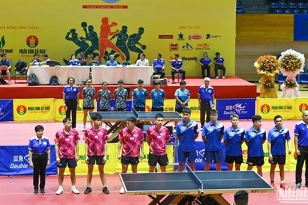 Chung kết đồng đội nam là cuộc chạm trán giữa Hà Nội 1 và Công an Nhân dân T&T; TP Hồ Chí Minh 1 gặp Hải Dương-Long Hải 1 tại chung kết đồng đội nữ.