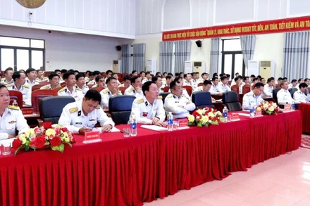  Các đại biểu Vùng 3 Hải quân tham dự Hội nghị cán bộ tàu lần thứ nhất năm 2025.