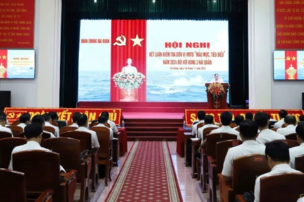 Hội nghị kết luận chương trình kiểm tra tại Vùng 3 Hải quân.