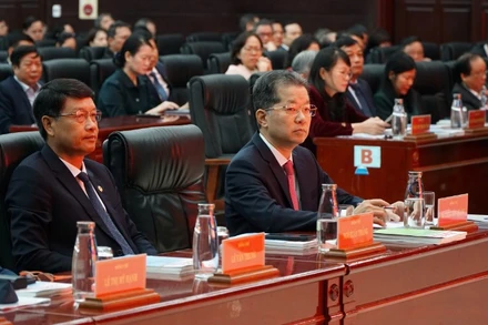 Quang cảnh Hội nghị triển khai Nghị quyết số 57-NQ/TW ngày 22/12/2024 của Bộ Chính trị về đột phá phát triển khoa học, công nghệ, đổi mới sáng tạo và chuyển đổi số.