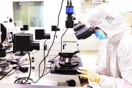 Hoạt động nghiên cứu tại Trung tâm Nghiên cứu triển khai, Khu Công nghệ cao Thành phố Hồ Chí Minh. (Ảnh CTV)