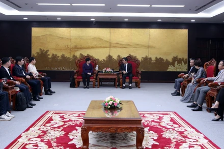 Lãnh đạo thành phố Đà Nẵng tiếp đoàn lãnh đạo cấp cao thành phố Trạm Giang (Trung Quốc). 