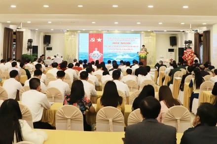  Quang cảnh hội nghị tổng kết công tác phối hợp tuyên truyền biển đảo.