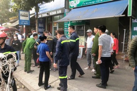 Hiện trường vụ việc.