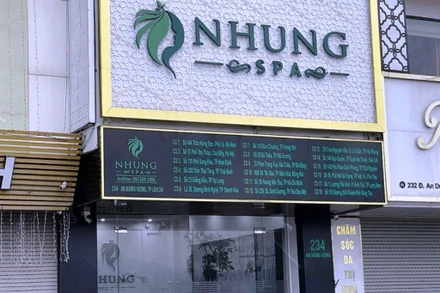 Cở sở làm đẹp bị xử phạt và đình chỉ hoạt động do cung cấp dịch vụ khám bệnh, chữa bệnh mà không có giấy phép. (Ảnh: TL) 