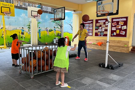 Các cơ sở giáo dục tạo điều kiện cho học sinh được sử dụng cơ sở vật chất của nhà trường 