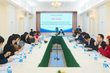 Hội thảo được tổ chức theo hình thức trực tiếp kết hợp trực tuyến. 