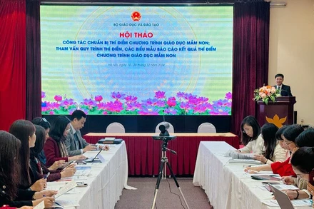 Hội thảo được tổ chức theo hình thức trực tiếp kết hợp trực tuyến tại 20 điểm cầu tại 20 tỉnh, thành phố tham gia thí điểm.