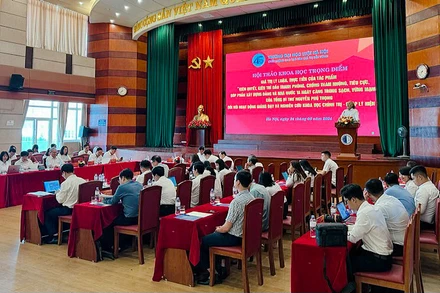 Hội thảo đã thu hút được sự quan tâm của nhiều nhà khoa học.