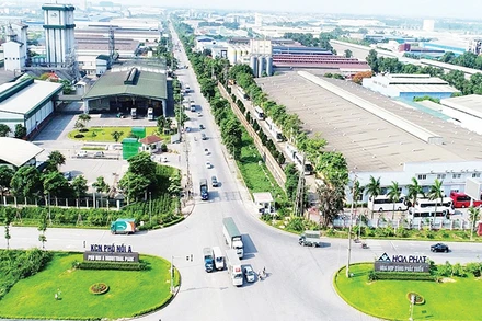 Khu công nghiệp Phố Nối A, tỉnh Hưng Yên. 
