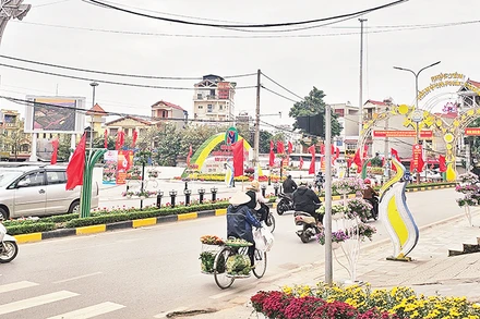 Ðô thị Phúc Yên ngày càng hiện đại, văn minh. 