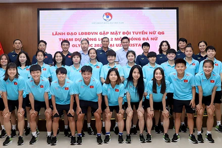 Ðội tuyển bóng đá nữ Việt Nam. (Ảnh VFF) 