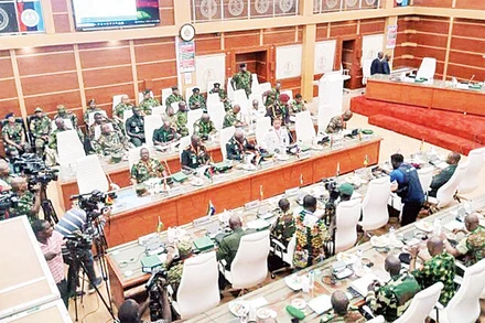 Quan chức quân đội các nước Tây Phi nhóm họp về tình hình Niger. 