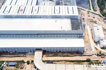 Nhà máy điện rác Sóc Sơn. (Ảnh LÐ) 