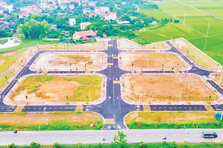 Khu đất đấu giá Dộc Tranh, xã Trạch Mỹ Lộc, huyện Phúc Thọ. 