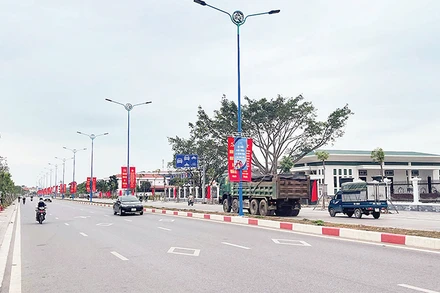 Từ tuyến đường nhỏ, hẹp rộng 5-6m, năm 2024 đường Vũ Công Ðán (thành phố Hải Dương) được nâng cấp thành tuyến đường đôi rộng rãi khang trang. 